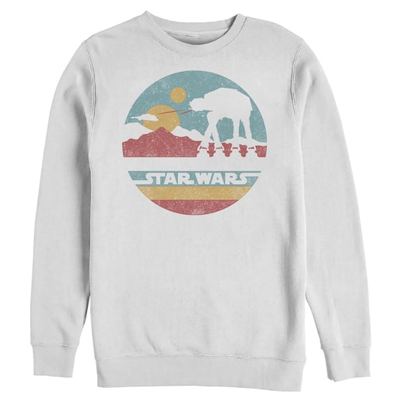 Mens Star Wars AT-AT Retro Circle Sweatshirt