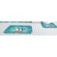 thumbnail image 4 of Juego de 4 cortinas de ducha navideñas con alfombras, árbol de Papá Noel, muñecos de nieve, cortina de ducha de granja, juego de baño impermeable, 4 of 5