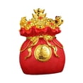 thumbnail image 2 of Estatua de alcancía artesanal, decoración de mesa, figura de resina Feng Shui, regalo Rojo, 2 of 9