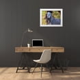 thumbnail image 3 of Sturgeon, Ozana 32x25 White Modern Wood Framed Museum Art Print Titled - Horse in the Field I, 3 of 4