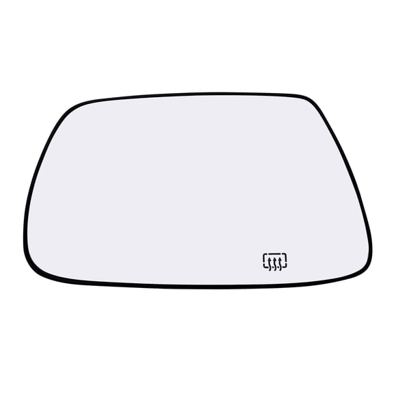 Rugged TUFF Driver Side Mirror Glass Replacement for 2005-2010 Jeep Grand Cherokee (Heated Defrost)