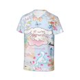 thumbnail image 3 of Cute Cinnamoroll Youth Kids Fashion T-Shirt Graphic Short Sleeve Shirt Tees Teenage T-Shirt For Boy Girl, 3 of 9