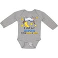 thumbnail image 3 of Inktastic I Love My Grandma to the Moon and Back Cute Sheep Boys or Girls Long Sleeve Baby Bodysuit, 3 of 5