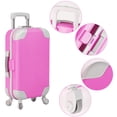 thumbnail image 3 of Doll Suitcase Realistic Rolling Suitcase Trolley Case Traveling Case for Doll, 3 of 9