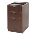 thumbnail image 6 of Boss Office Products 66 Inch Executive L-Shape Corner Desk with Box/Box/File Storage Pedestal, Mahogany, 6 of 7