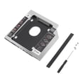 thumbnail image 2 of Bahía Caddy HDD de 25 pulgadas a 2  SSD HDD Caddy para disco duro resistente al desgaste Instalación Universal DIY de 95 mm para computadora portátil, 2 of 8