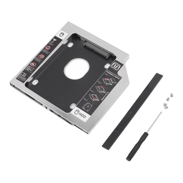 Caddy de Disco Duro 2.5in ANGGREK 9.5mm Universal Resistente Al Desgaste SATA A SATA 2nd SSD HDD