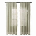 thumbnail image 5 of Nvzi Cortinas para dormitorio - Verde claro, 214*130cm 1 pieza, cortinas opacas ligeras, cortinas de poliéster con bolsillo para barra, cortina opaca., 5 of 5