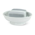 thumbnail image 3 of Abbott Collection Bathtub Soap Dish, White (2 pieces), 3 of 3