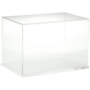 Plymor Clear Acrylic Display Case with Clear Base, 12" W x 8" D x 8" H