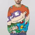 thumbnail image 4 of Rugrats Mens T-Shirts Long Sleeve Printed Shirt Soft Casual Tee Top Fashion Lightweight Blouse 5XL, 4 of 6
