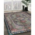 thumbnail image 2 of Ahgly Company Indoor Rectangle Traditional Purple Medallion Area Rugs, 7' x 10', 2 of 6