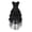 Black, variant on Women Gothic Slimming Shaper Bustier Corset Top with Tulle Skirt Black Pink XL