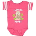 thumbnail image 3 of Inktastic Cute Sloth I Love My Poppi with Green Leaves Boys or Girls Baby Bodysuit, 3 of 5