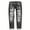 Black, variant on Aayomet Jean Bell Bottom Pants for Women High Waist Womens Jeans Independence Day Print Ripped Pants,Blue S