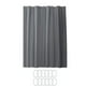 thumbnail image 2 of Xihbxyly Cortina de Ducha de Color Sólido, Impermeable y Gruesa, Incluye Ganchos Antiperforación, Mampara de Baño, Fácil de Limpiar, Colores Blanco, Gris y Amarillo, 1,8 X 2 M, 2 of 6