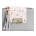 thumbnail image 2 of Cartera Corta Con Borlas para Mujer A La Tarjetero Coreano Monedero Pequeño, 2 of 9