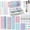 Green, variant on Four Candies 41PCS Aesthetic Supplies With Cute Pen Case, 5 Black Ink Gel Pens, 12 Mechanical Pencils 0.5mm, 0.7mm, 0.9mm & 2.0mm With Lead Refills For Students Stationary College Essentials