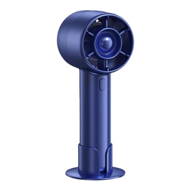 GUOOL Handheld Mini Fan 3 Speeds Adjustable Personal Fan for Travel Office Summer Blue