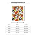thumbnail image 4 of Throw Blanket for Couch Sofa and Bed, Colorful Balls Super Soft Plush Throw Blanket, Fuzzy Cuteness Comfy Warm Washable Flannel Blanket & Throws for All Season, 4 of 5