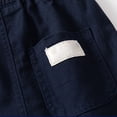 thumbnail image 6 of Gubotare Toddler Boy Shorts Boys Cargo Shorts Large Pocket Soft Drawstring Cotton Daily Casual School Bottoms Elastic Waist 9 12 18 24 Months 3T 4T 5T (Dark Blue,Size 12-18 Months), 6 of 6
