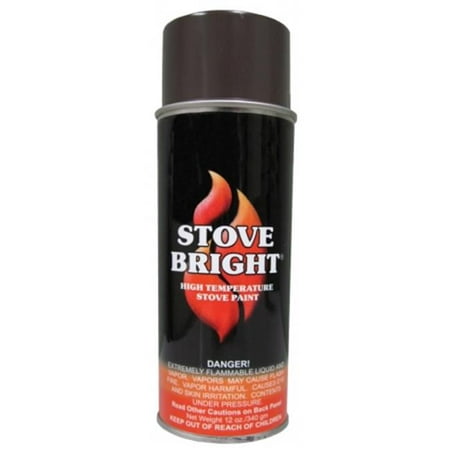 Forrest Paint Company 6311 12 Oz Honey Glo Brown Stove Bright High Temperature - Case of (Best Temperature To Spray Paint)