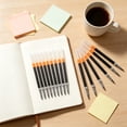 thumbnail image 4 of Gel Ink Ballpoint Pen Refills 0.5mm, Black 20 Count, Retractable Press-On Pen Barrel Ink Refills, 4 of 6