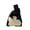 Flower Black White, variant on NCY Women's Wrist Knot Tote Bag Small Crochet Wristlet Handbag Aesthetic Cute Knit Purse (Very Small Size)