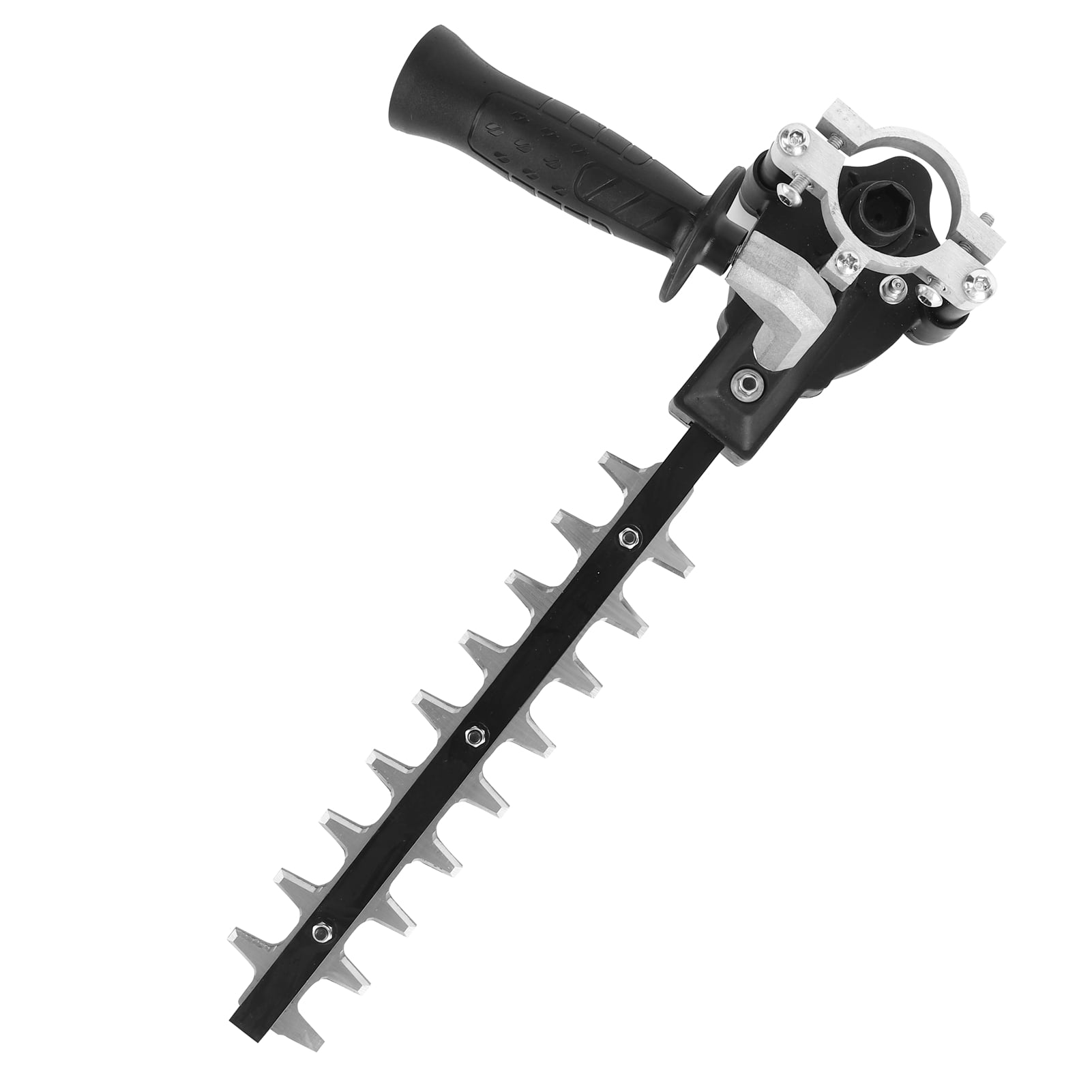 Suodoka 9 Teeth Blade Hedge Trimmer Attachment, Professional Angle Grinder to Hedge Trimmer Working Head Converter for Garden Pruning (17.7 inches / 45 cm)