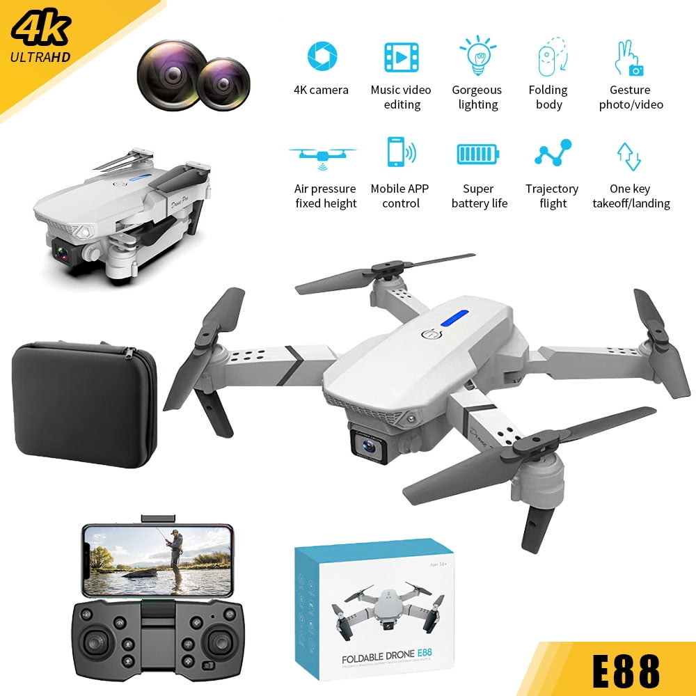 E88 PRO 4K Dual Camera Long Range Foldable Quadcopter Fpv Drone