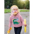 thumbnail image 2 of Cool Dinosaur Friend Hoodie Toddler -Image by Shutterstock,  5 Toddler, 2 of 4