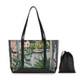 thumbnail image 7 of FORMRS Canvas Laptop Tote Bag for Women with 15.6" Computer Compartments Shoulder Handbag, Window Plants, 7 of 7