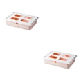thumbnail image 3 of Cajón de almacenamiento oculto Wosthever caja organizadora duradera y elegante escritorio que ahorra espacio rosa 33*23.5*8.5 cm 2Conjunto, 3 of 6