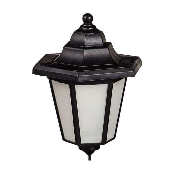 Lantern Solar Interchangeable Finial, Black
