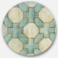 thumbnail image 1 of Designart 'élément Titre Géométrique' Art Mural Rond en Métal Géométrique - Disque de 36, 1 of 5