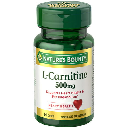 Nature's Bounty L-Carnitine Capsules, 500 Mg, 30