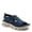 NAVY, variant on Women's GUZMAN Ankle Strap Sandals – Lycra Slip-On with Cushioned Footbed and Sporty EVA Outsole