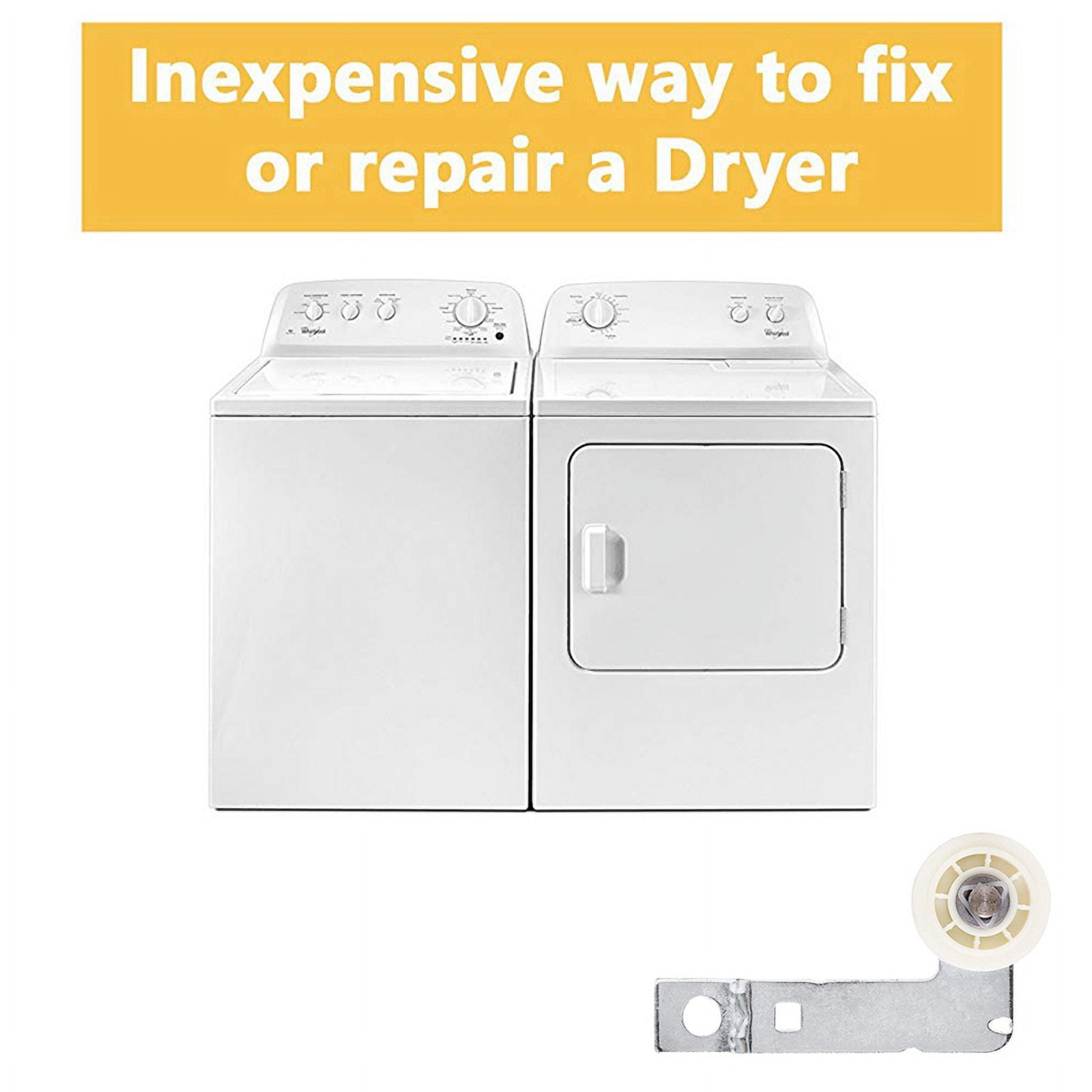 3X for W10837240 Dryer Idler Pulley with Bracket,Replace Part for Dryer