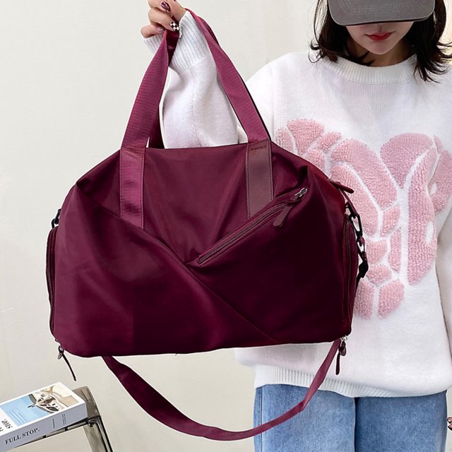 Bolsa De Ejercicios Bolsas de separación secas y húmedas Oxford Gran capacidad para viajes Natación Púrpura Ndcxsfigh Para Estrenar