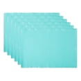 thumbnail image 1 of Set de Individuales DII de Algodón Acanalado 33x48 cm Aqua 6 Piezas, 1 of 9