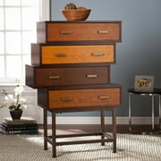 Southern Enterprises Kylie Midcentury Storage Cabinet, Espresso
