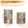 thumbnail image 6 of Yayeee Flameless Candles with Remote Flickering Battery Operated Multi Color Changing, Gray Llama Pattern, 6 of 7