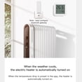 thumbnail image 3 of Indoor Humidity Meter, Notification Alerts WiFi Connection ABS Large LCD Display Indoor Hygrometer Thermometer Accurate Sensor  for Household, 3 of 7