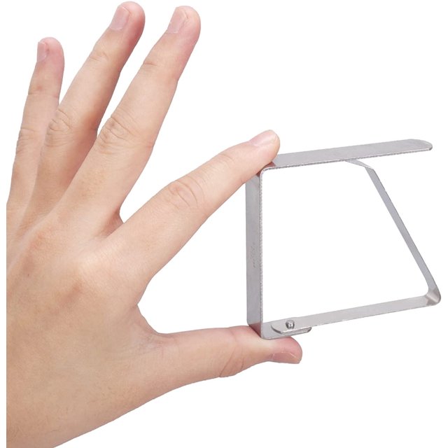 Pinzas para mantel Juego de 8 pinzas para mantel de acero inoxidable antideslizantes (7 cm x 8 piezas) ZefeiWu 8390614822269