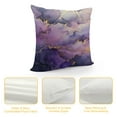 thumbnail image 4 of JEUXUS Serene Majesty Violet Waters Tranquil and Captivating Square Plush Pillowcase White, 4 of 5