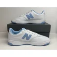 thumbnail image 2 of New Balance Lifestyle BB80 Sneakers Men’s Size 10.5 White/ Blue BB80BLU, 2 of 5