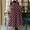 #0275-Wine, variant on Women's Pinafore Dresses Crew Neck Sleeveless Flower Pattern Pocket Linen Dresses Casual Comfortable Relaxed Maxi Dresses Gift