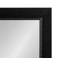 thumbnail image 6 of Kate and Laurel Monetta Traditional Framed Rectangle Bathroom Vanity Mirror, 28 x 40, Black, Rectangular Textured Large Bathroom Mirror for Over Sink or for Use as Entryway or Living Room Decor, 6 of 8