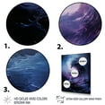 thumbnail image 3 of Designart "Whirling Fury in the Storm" Nautical & Beach Wall Art Print, 3 of 5