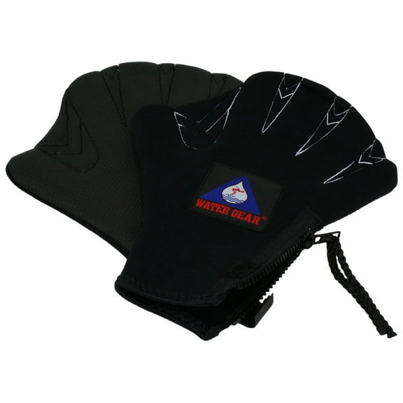 Water Gear 83950 All Neoprene Force Gloves-Large - Black